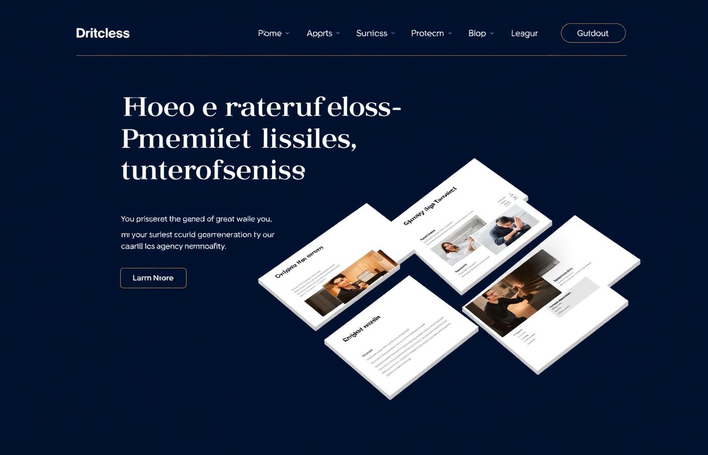Versão moderna do site após a reformulação